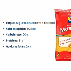 BISCOITO FORTALEZA MANTEIGA 270G