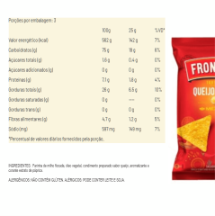 TORTILLA CHIPS FRONTERA QUEIJO NACHO 68G