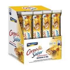 BARRA DE CEREAL CORPO E SABOR BANANA E MEL 300G