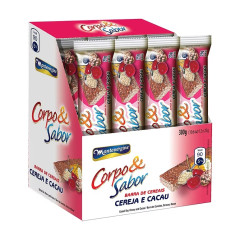 BARRA DE CEREAL CORPO E SABOR CEREJA E CACAU 300G