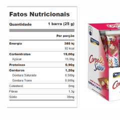 BARRA DE CEREAL CORPO E SABOR CEREJA E CACAU 300G