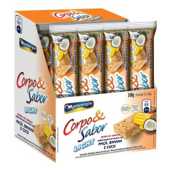 BARRA DE CEREAL LIGHT CORPO E SABOR SALADA DE FRUTAS 300G
