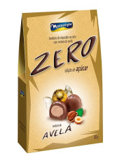 BOMBOM RECHEIO CREME AVELA S/ AÇUCAR 80G