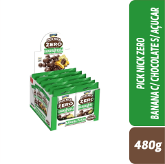 PICK NICK ZERO BANANA C/ CHOCOLATE S/ AÇUCAR 480G