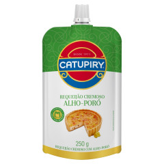 REQUEIJÃO CREMOSO COM ALHO-PORÓ CATUPIRY SQUEEZE 250G