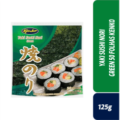 YAKI SUSHI NORI GREEN 50 FOLHAS KENKO 125g