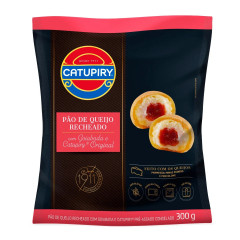 PÃO DE QUEIJO RECHEIO GOIABADA C/ CATUPIRY 300G